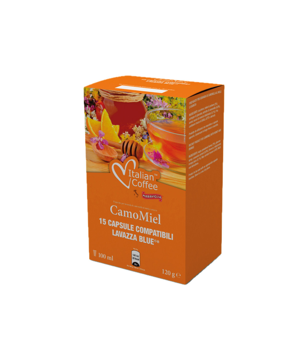 Capsule Compatibili Lavazza Blue, Camomilla, Box da 15 Capsule Compatibili Lavazza Blue, Camomilla, Box da 15
