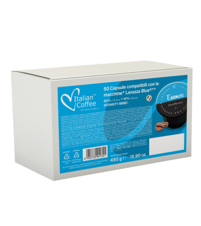 Capsule compatibili Lavazza Blue e in black Nims miscela Decaffeinato