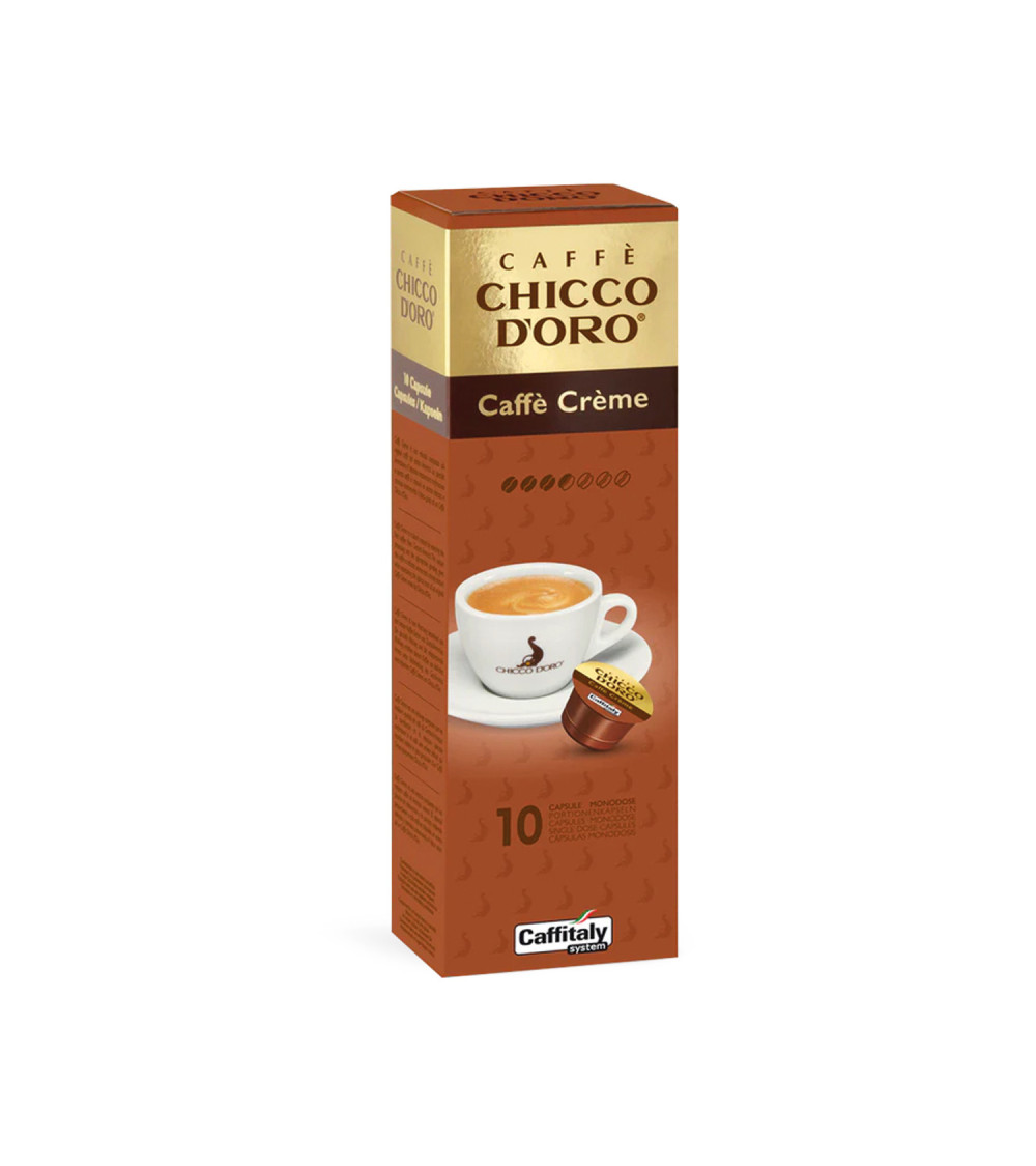 Caffitaly 10 Capsule Chicco D'oro Caffè Creme Caffitaly 10 Capsule Chicco D'oro Caffè Creme