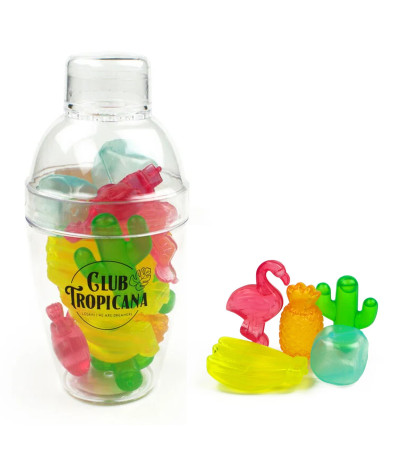 Legami Cubetti di Ghiaccio Riutilizzabili Multicolor - Tropical -