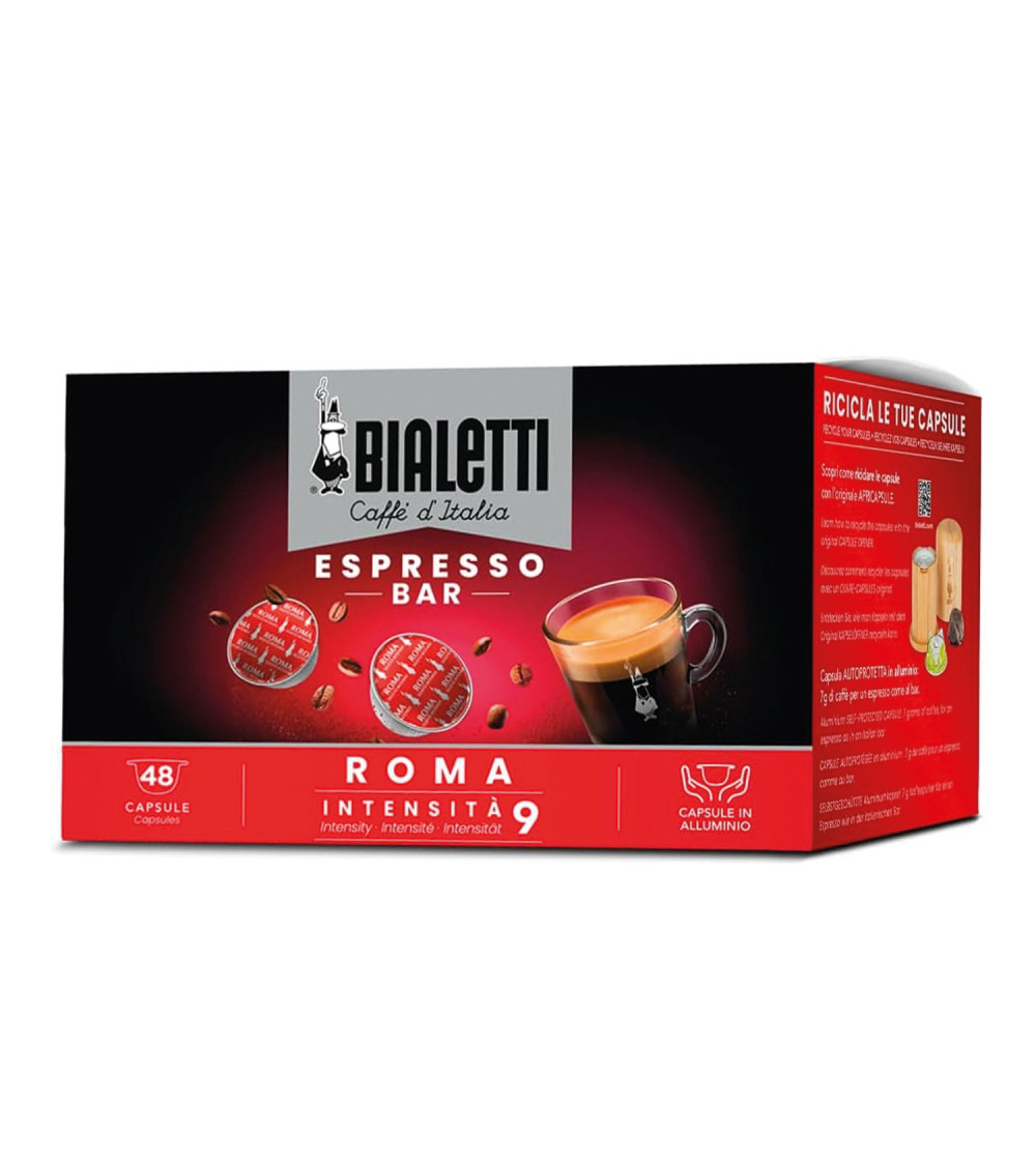 Bialetti Multipack 48 Capsule Roma - Intenso Bialetti Multipack 48 Capsule Roma - Intenso