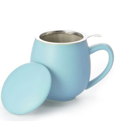 Tisaniera  Saara  In Porcellana Colore Light Blu Opaco 0.35L