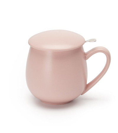 Tisaniera  Saara  In Porcellana Colore Rosa Opaco 0.35L