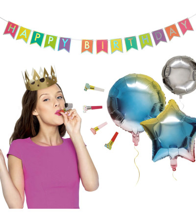 Kit Festa di Compleanno - It's Party Time 12 pz
