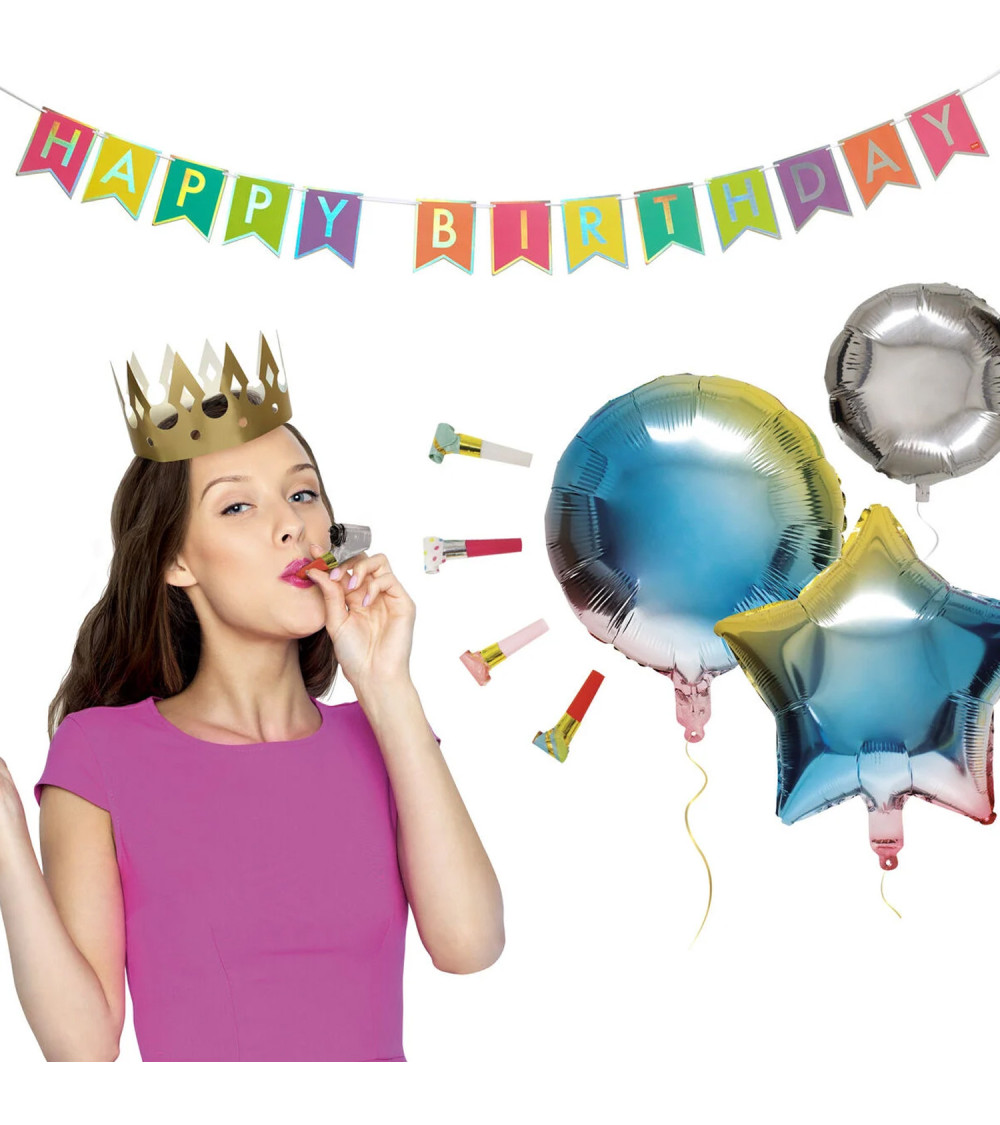 Kit Festa di Compleanno - It's Party Time 12 pz