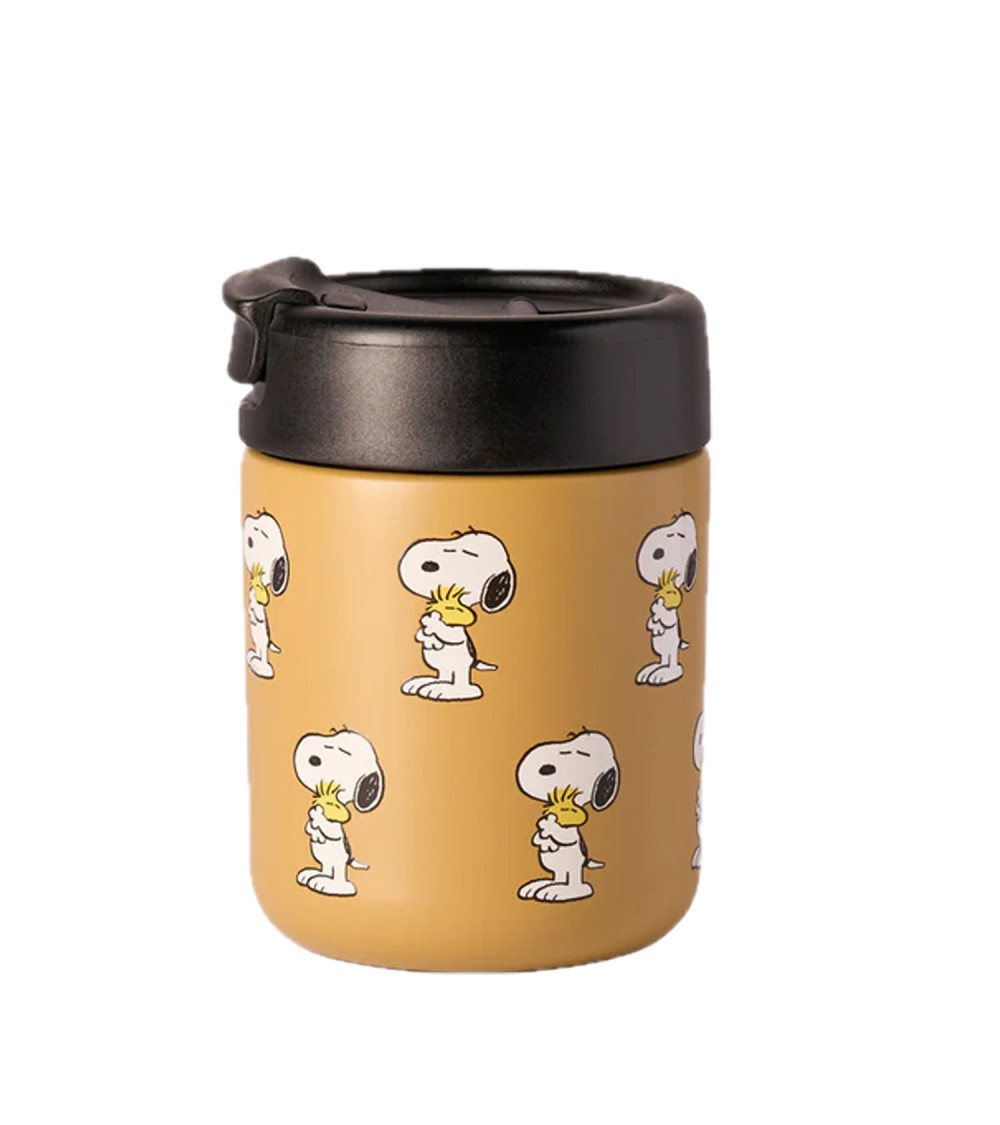 Quy Cup Bicchiere Termico Snoopy Woodstock 3D (24H Freddo) 350ml Quy Cup Bicchiere Termico Snoopy Woodstock 3D (24H Freddo) 350ml
