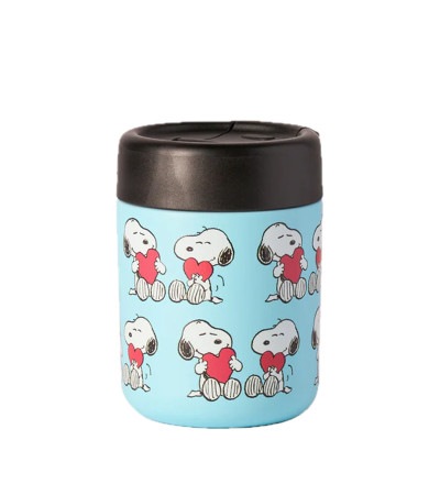 Quy Cup Bicchiere Termico Snoopy Love 3D (24H Freddo) 350ml