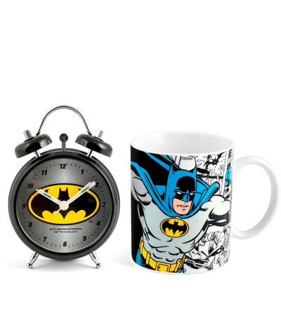 Mug PCL Batman + Sveglia in Gift Box