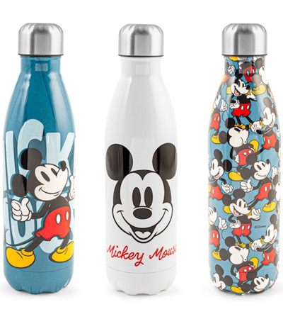 Borraccia Termica Acciaio Inox 18/10 Mickey Class (6h Freddo) 500ml