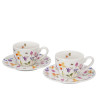 Tazzine Caffè con piattino  May  Fiori Classici Gift Box 2pz