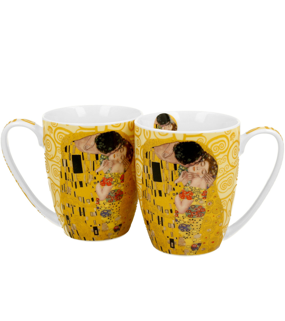 Set 2 Mugs Il Bacio Collezione G. Klimt in Gift Box 360ml Set 2 Mugs Il Bacio Collezione G. Klimt in Gift Box 360ml