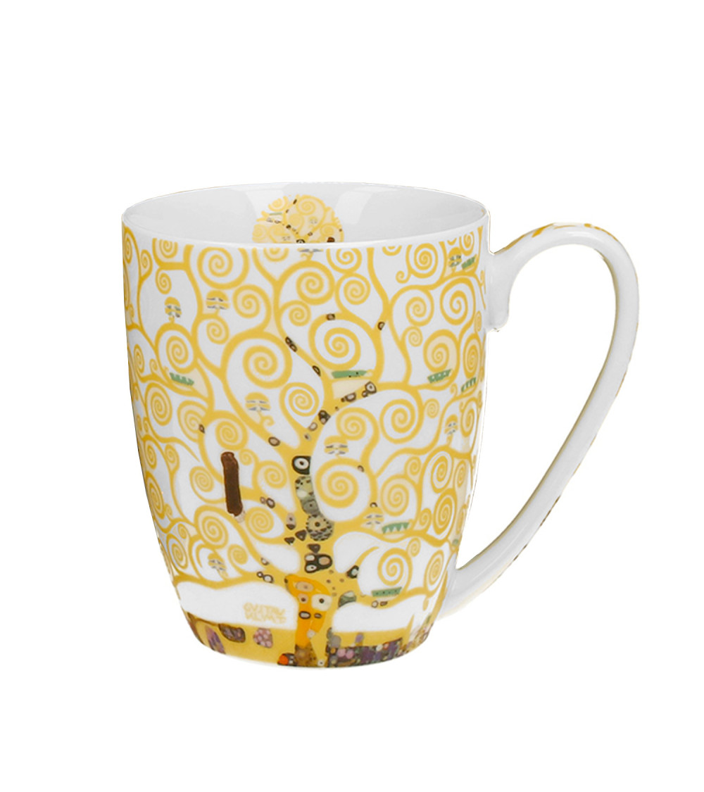 Mug L'albero Della Vita Ecru G. Klimt in Gift Box 360ml Mug L'albero Della Vita Ecru G. Klimt in Gift Box 360ml