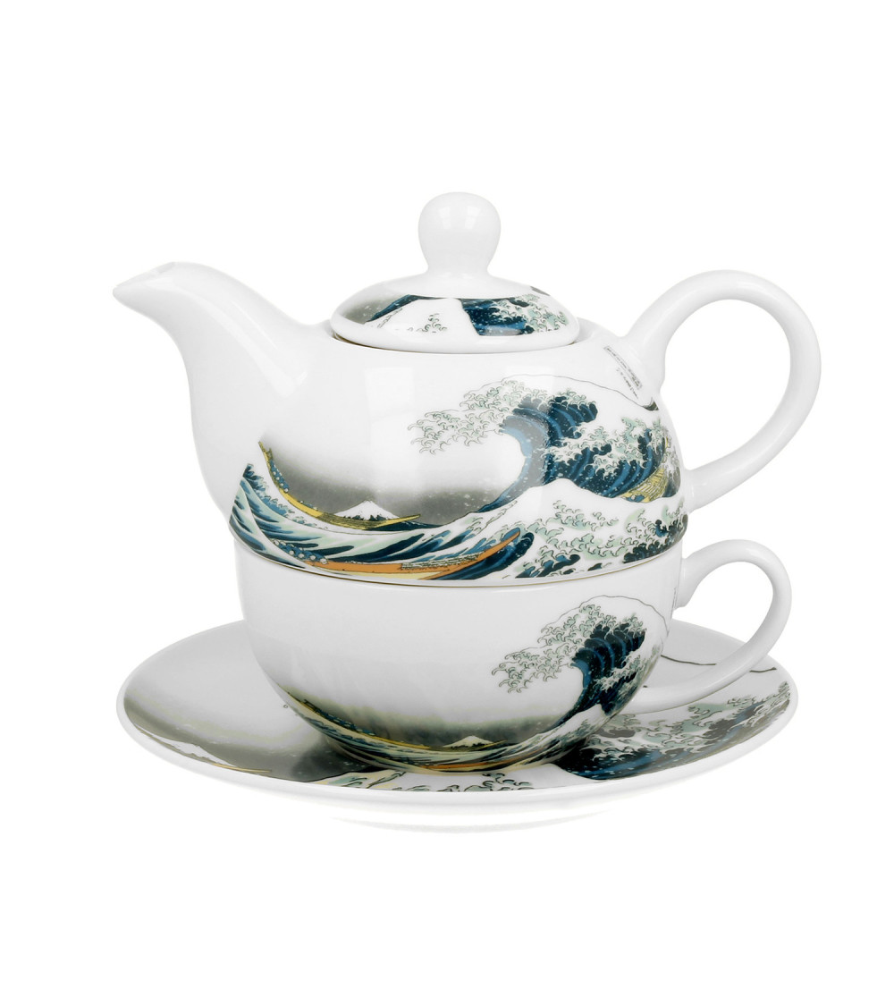 Tazza Teiera c/p La Grande Onda K. Hokusai in Gift Box 300/350ml Tazza Teiera c/p La Grande Onda K. Hokusai in Gift Box 300/350ml