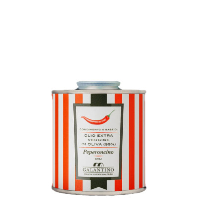 Condimento Olio EXV aromatizzato al Peperoncino Lattina 0.25l