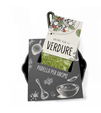 Padellino in Ghisa + Aromi per Verdure 55gr