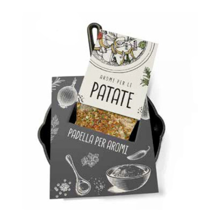 Padellino in Ghisa + Aromi per Patate 55gr