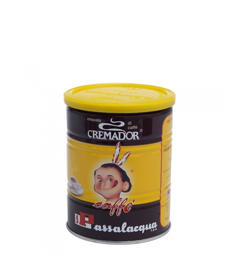 Passalacqua Caffè Cremador Macinato 70% Arabica Lattina da 250 gr Passalacqua Caffè Cremador Macinato 70% Arabica Lattina da 250 gr