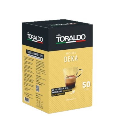 Caffè Toraldo 50 Cialde miscela Deka