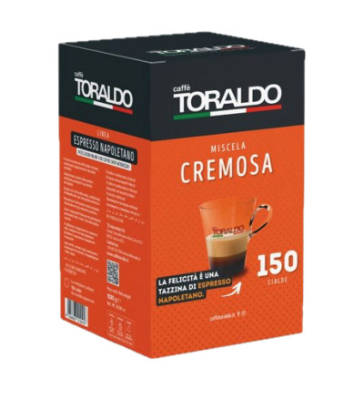 Caffè Toraldo 150 Cialde miscela Cremosa