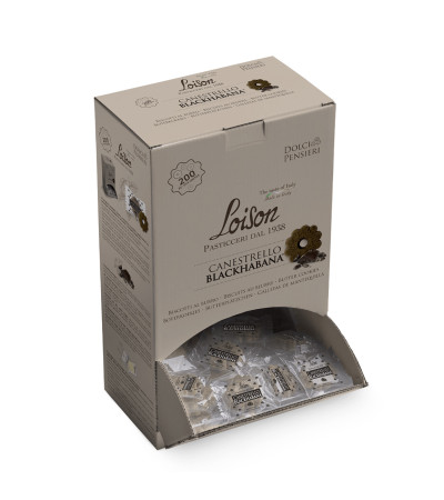 Loison Dispenser Biscotto Canestrello Blackhabana da 200pz - 1250gr