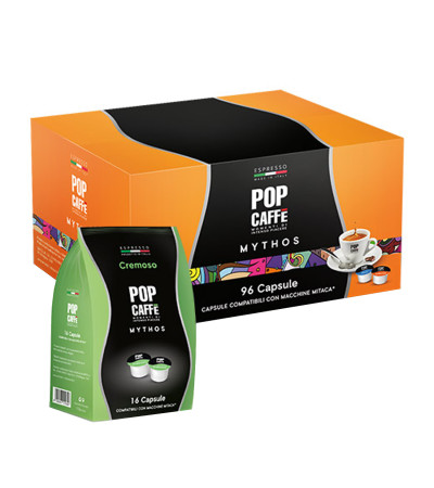 Pop Caffè 16 Capsule Mitaca Mythos Cremoso