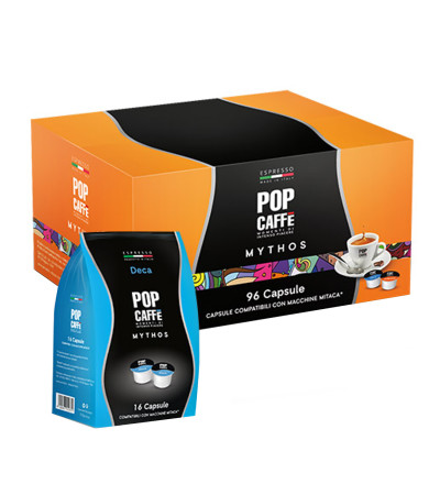 Pop Caffè 16 Capsule Mitaca Mythos Deca