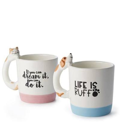 Mug Fantasia  Benij  in porcellana 2 Fantasie da 300ml