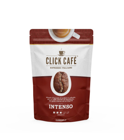  Click Café - Caffè in Grani miscela Intenso Sacchetto da 1 Kg