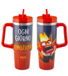 Mug Termica + Cannuccia A.Inox Insideout RABBIA Caldo/Freddo 900ml