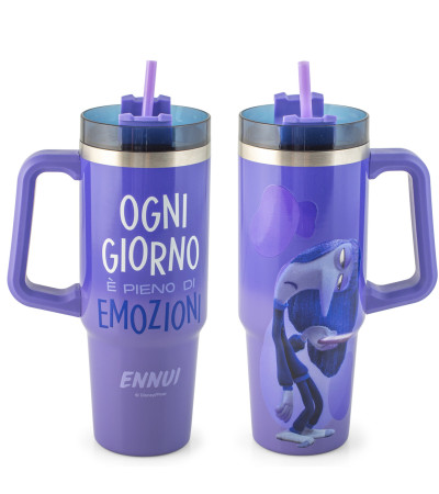 Mug Termica + Cannuccia A.Inox Insideout NOIA Caldo/Freddo 900ml