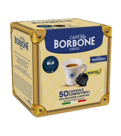 Caffè Borbone Dolce Gusto 50 Capsule miscela Blu