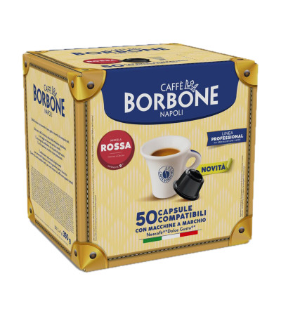 Caffè Borbone Dolce Gusto 50 Capsule miscela Rossa