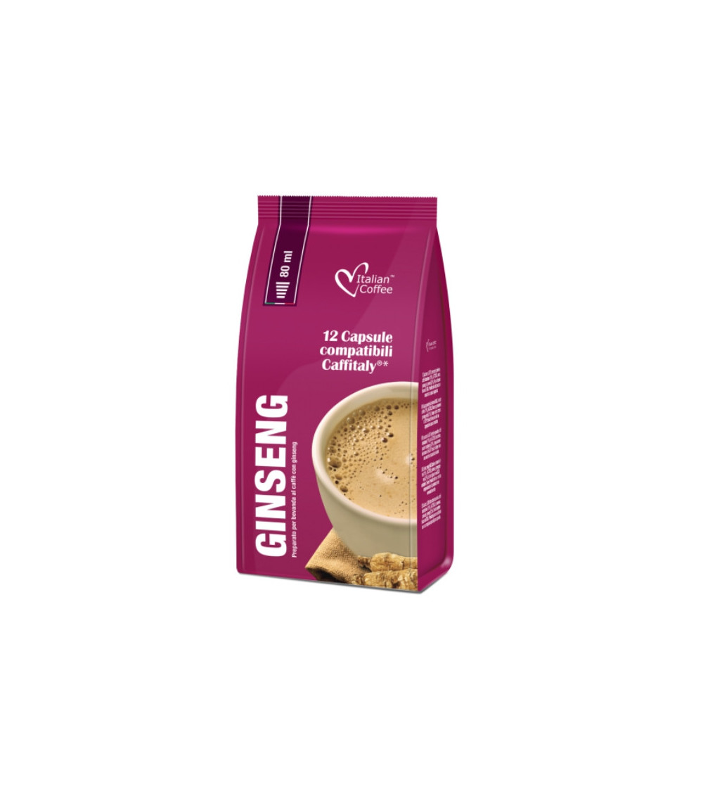 SACCHETTO 12 CAPSULE CAFFE'AL GINSENG COMPATIBILI CAFFITALY SACCHETTO 12 CAPSULE CAFFE'AL GINSENG COMPATIBILI CAFFITALY